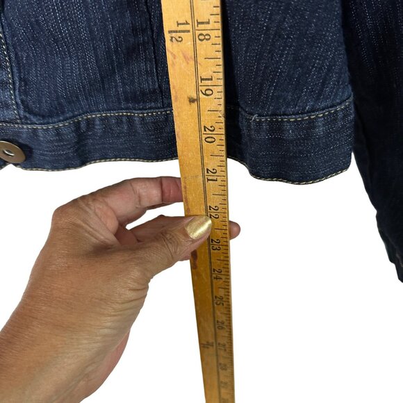 Baccin Size XL Women's Long Sleeve Blue Demin Jacket - Picture 5 of 12